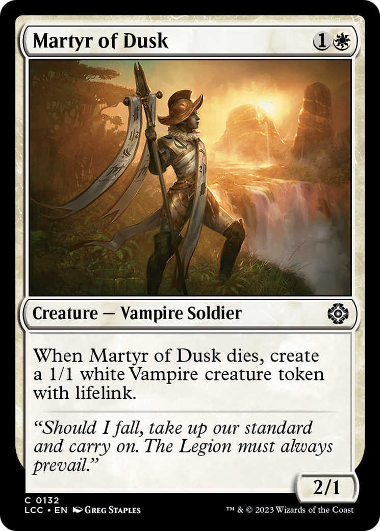 Martyr of Dusk [The Lost Caverns of Ixalan Commander] | Play N Trade Winnipeg