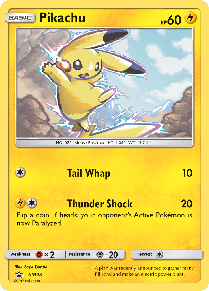 Pikachu (SM98) [Sun & Moon: Black Star Promos] | Play N Trade Winnipeg