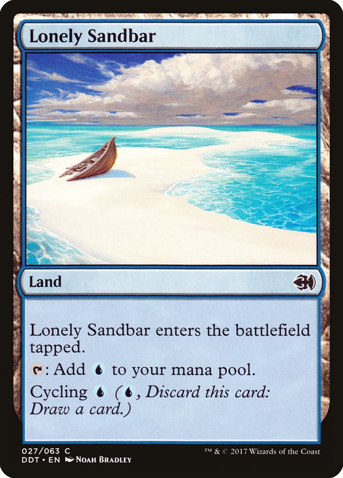 Lonely Sandbar [Duel Decks: Merfolk vs. Goblins] | Play N Trade Winnipeg