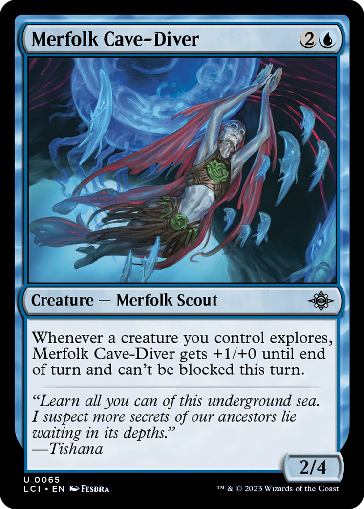 Merfolk Cave-Diver [The Lost Caverns of Ixalan] | Play N Trade Winnipeg