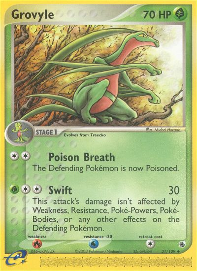 Grovyle (31/109) [EX: Ruby & Sapphire] | Play N Trade Winnipeg