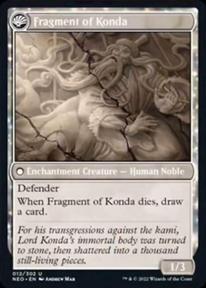 The Fall of Lord Konda // Fragment of Konda [Kamigawa: Neon Dynasty] | Play N Trade Winnipeg