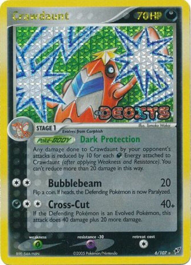 Crawdaunt (6/107) (Stamped) [EX: Deoxys] | Play N Trade Winnipeg