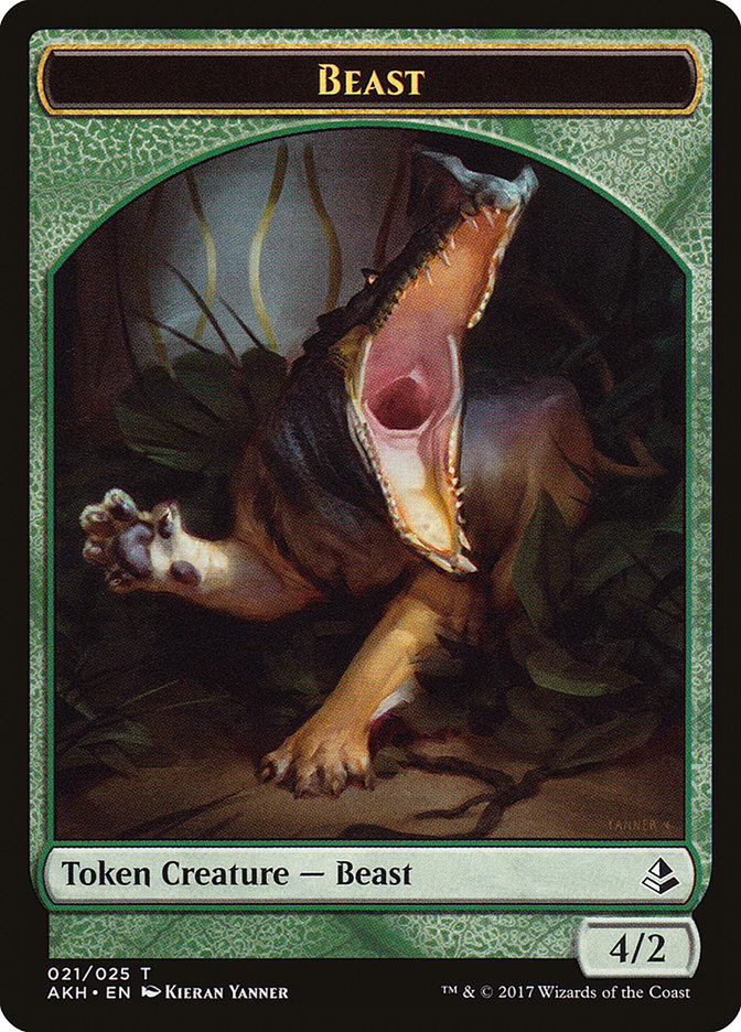 Beast [Amonkhet Tokens] | Play N Trade Winnipeg