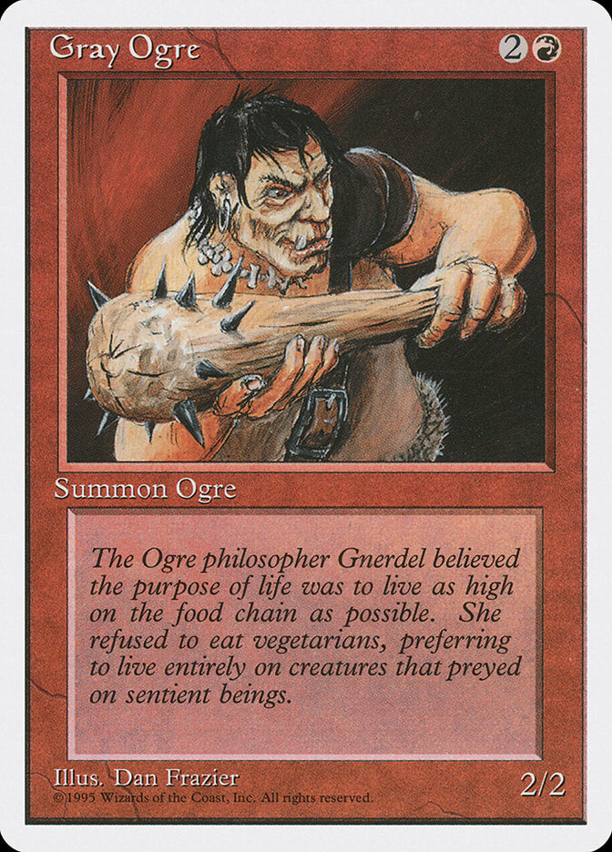 Gray Ogre [Fourth Edition] | Play N Trade Winnipeg