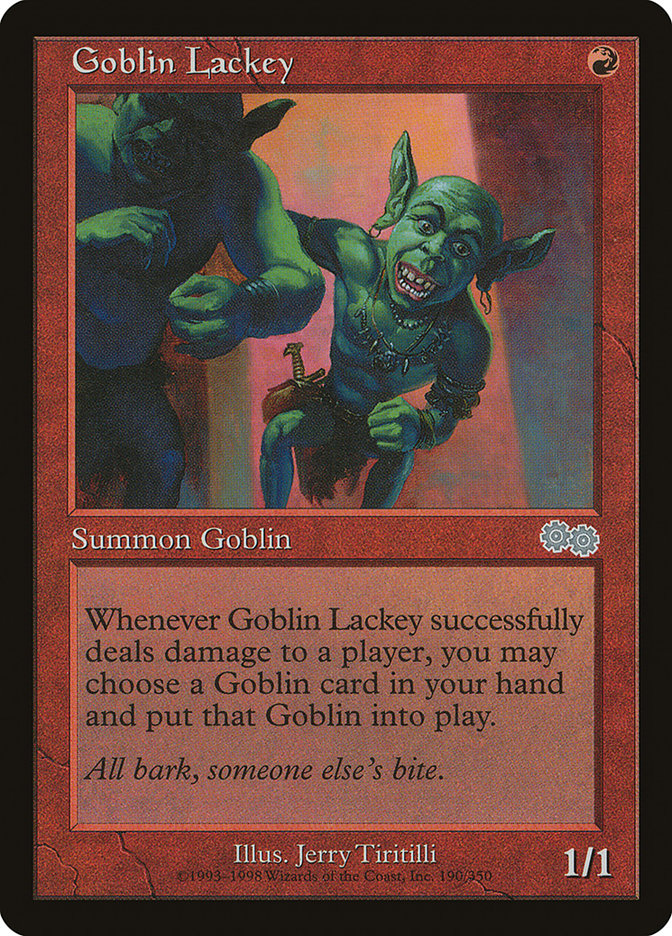 Goblin Lackey [Urza's Saga] | Play N Trade Winnipeg