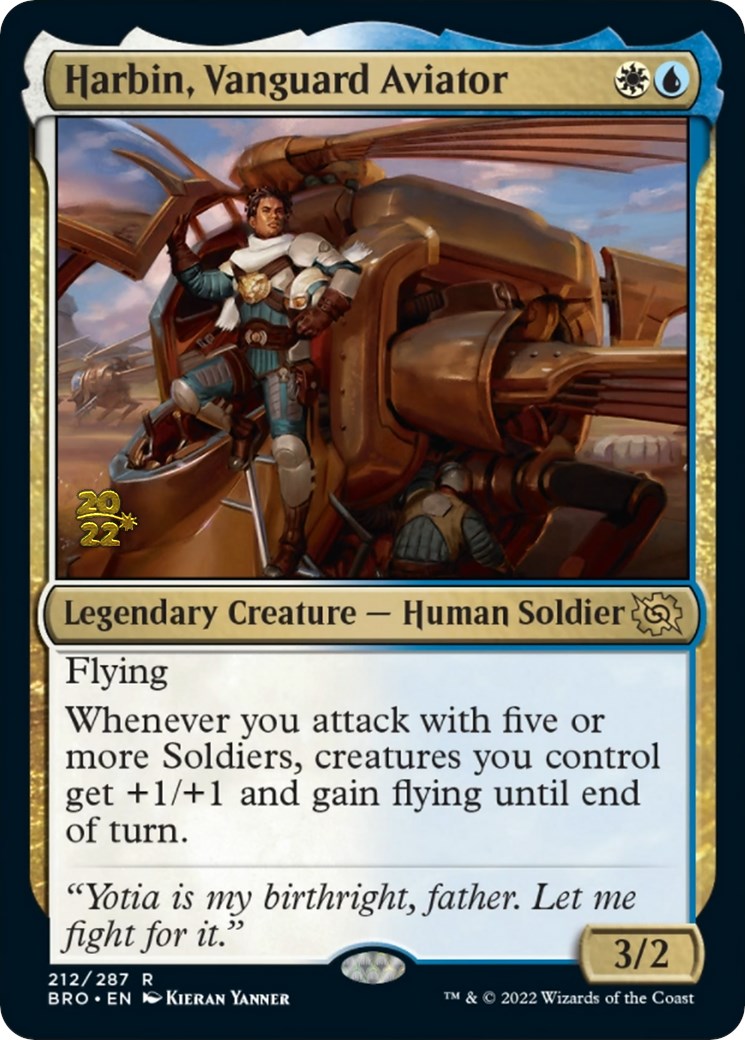 Harbin, Vanguard Aviator [The Brothers' War: Prerelease Promos] | Play N Trade Winnipeg