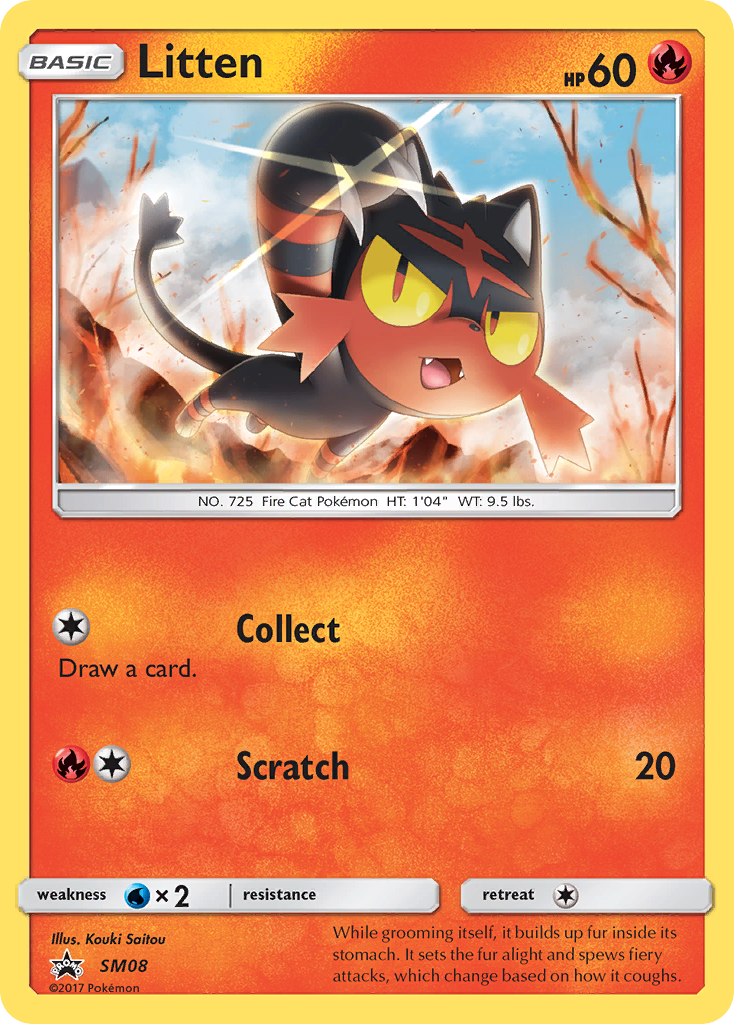 Litten (SM08) [Sun & Moon: Black Star Promos] | Play N Trade Winnipeg