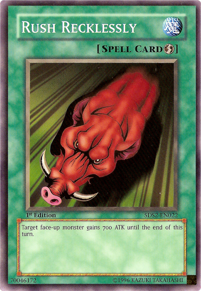 Rush Recklessly [5DS2-EN022] Common | Play N Trade Winnipeg