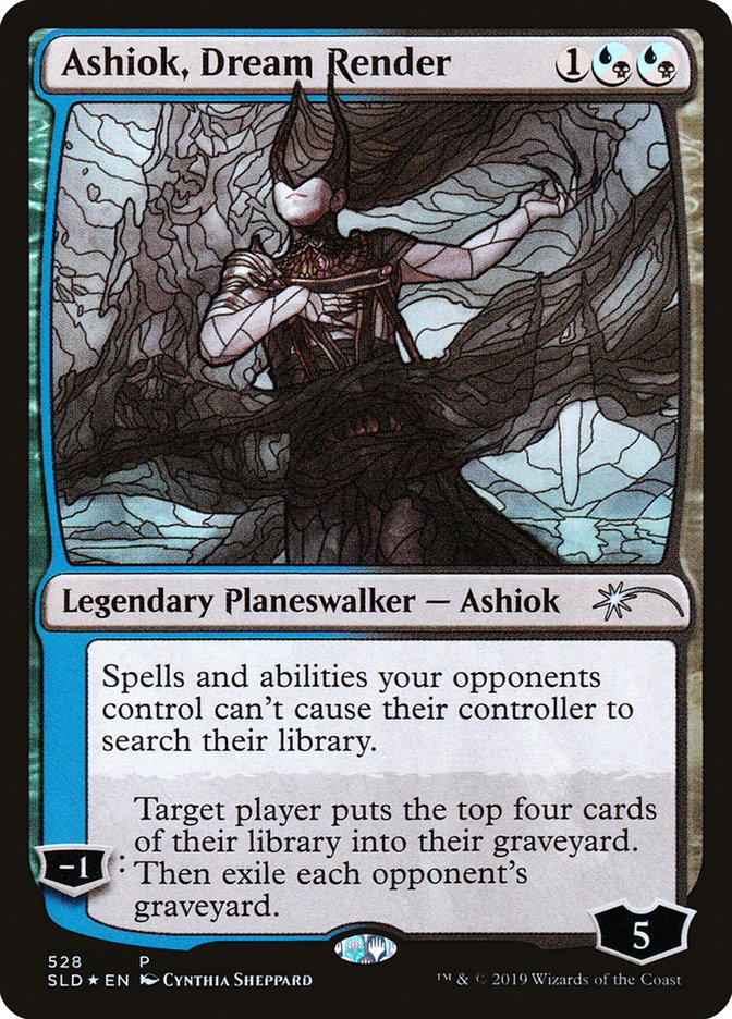 Ashiok, Dream Render (Stained Glass) [Secret Lair Drop Promos] | Play N Trade Winnipeg