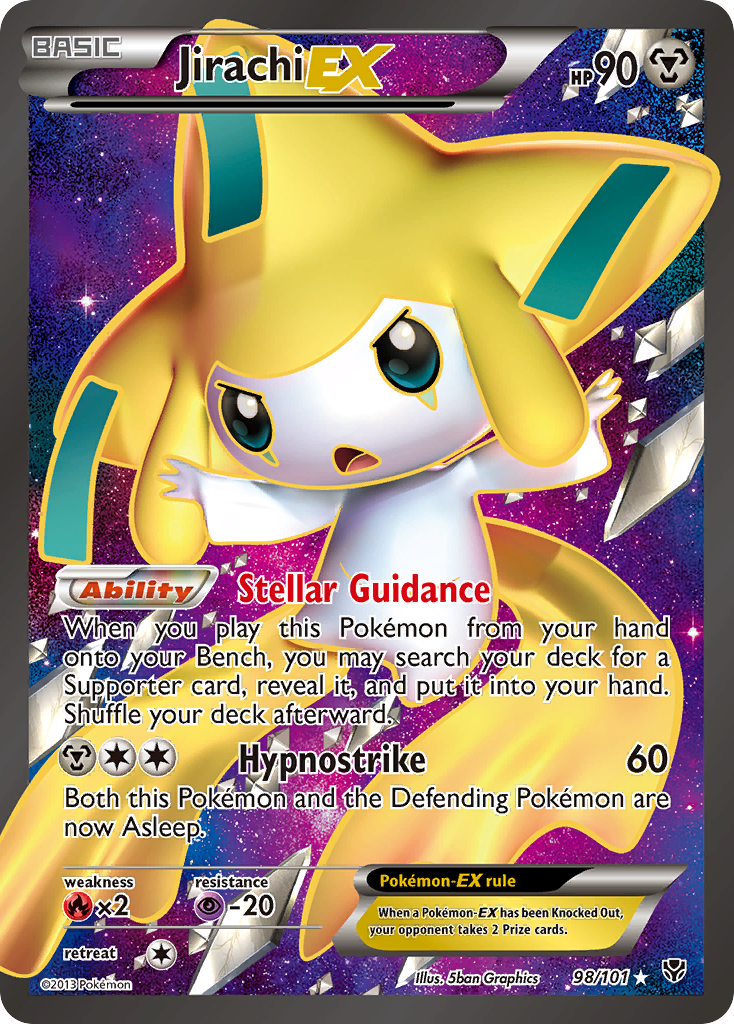 Jirachi EX (98/101) [Black & White: Plasma Blast] | Play N Trade Winnipeg