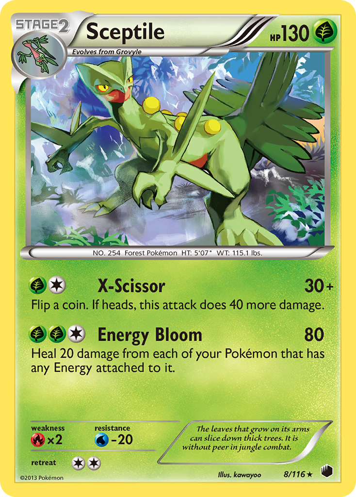 Sceptile (8/116) [Black & White: Plasma Freeze] | Play N Trade Winnipeg