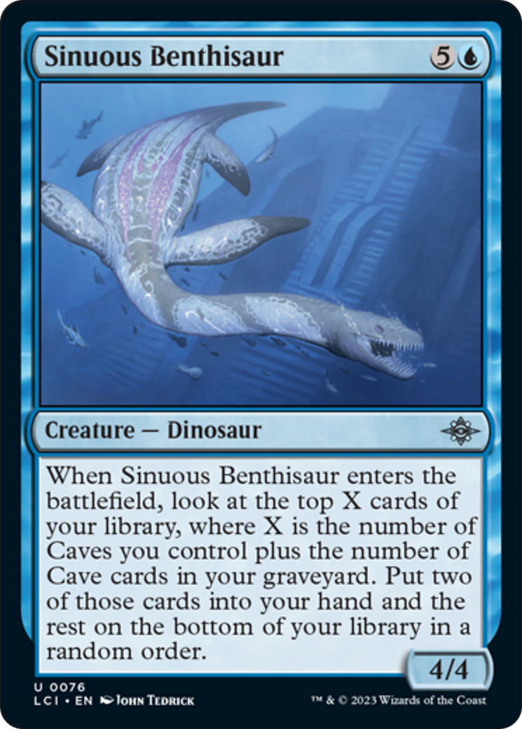 Sinuous Benthisaur [The Lost Caverns of Ixalan] | Play N Trade Winnipeg