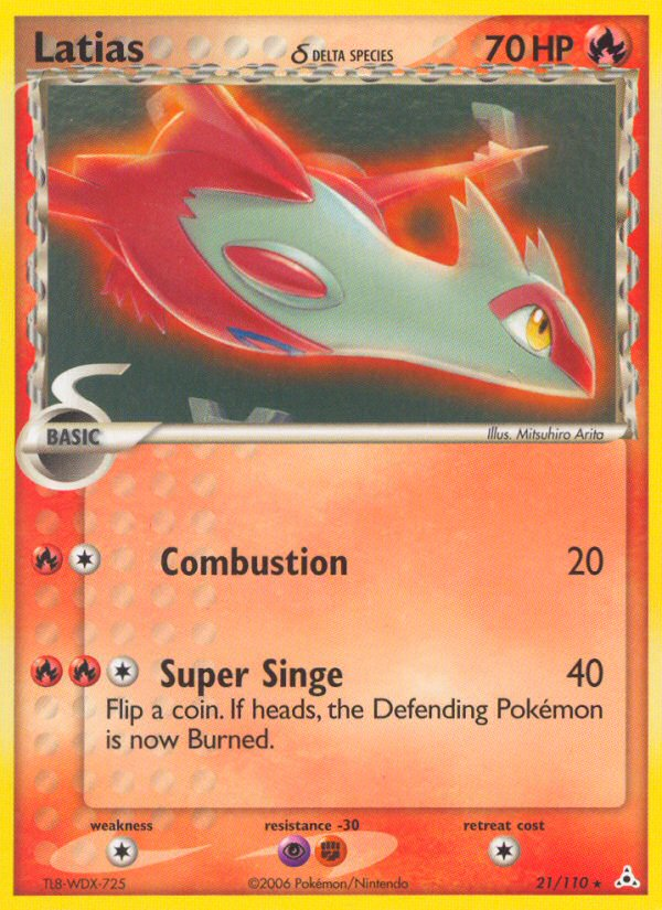 Latias (21/110) (Delta Species) [EX: Holon Phantoms] | Play N Trade Winnipeg