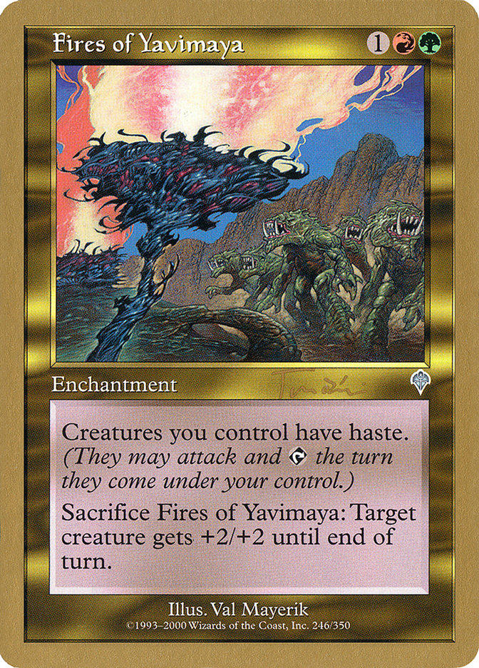 Fires of Yavimaya (Jan Tomcani) [World Championship Decks 2001] | Play N Trade Winnipeg