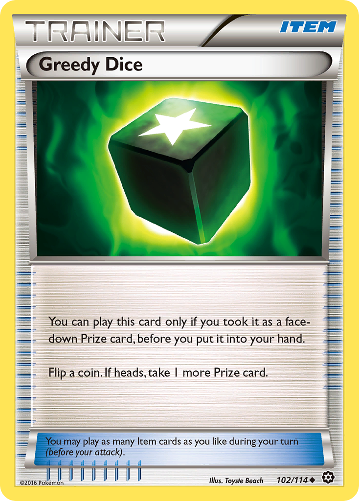 Greedy Dice (102/114) [XY: Steam Siege] | Play N Trade Winnipeg