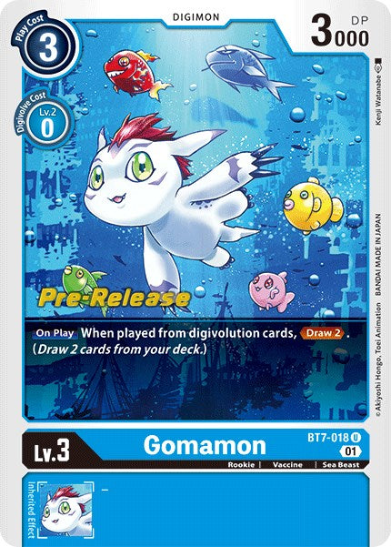 Gomamon [BT7-018] [Next Adventure Pre-Release Cards] | Play N Trade Winnipeg