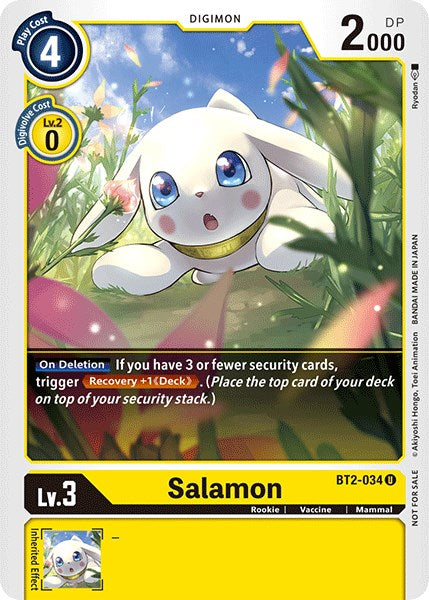 Salamon [BT2-034] (Official Tournament Pack Vol.3) [Release Special Booster Promos] | Play N Trade Winnipeg