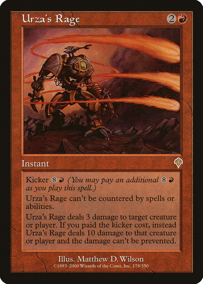 Urza's Rage [Invasion] | Play N Trade Winnipeg