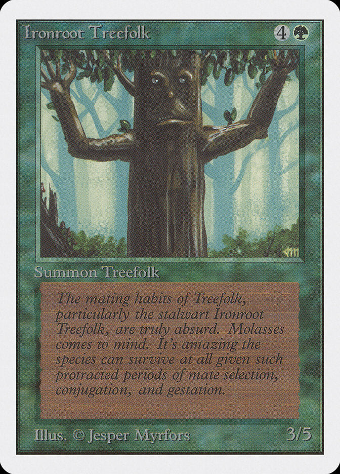 Ironroot Treefolk [Unlimited Edition] | Play N Trade Winnipeg