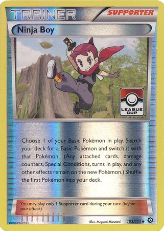 Ninja Boy (103/114) (League Promo) [XY: Steam Siege] | Play N Trade Winnipeg