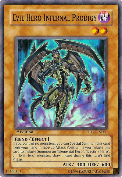 Evil Hero Infernal Prodigy [DP06-EN008] Super Rare | Play N Trade Winnipeg