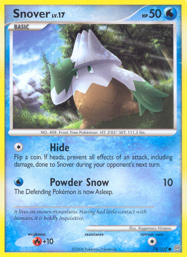 Snover (74/100) [Diamond & Pearl: Stormfront] | Play N Trade Winnipeg