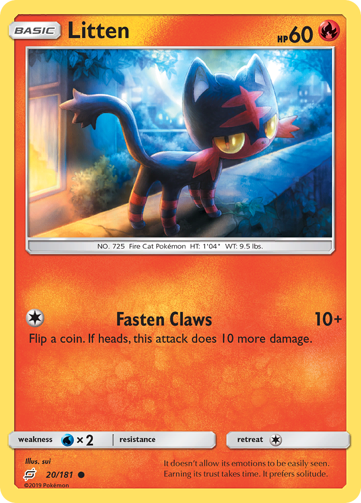 Litten (20/181) [Sun & Moon: Team Up] | Play N Trade Winnipeg