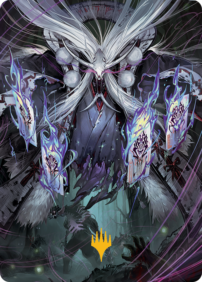 Horobi, Death's Wail Art Card (Gold-Stamped Signature) [March of the Machine Art Series] | Play N Trade Winnipeg