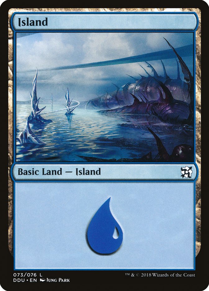 Island (73) [Duel Decks: Elves vs. Inventors] | Play N Trade Winnipeg