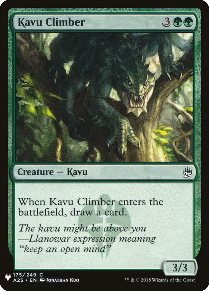 Kavu Climber [Mystery Booster] | Play N Trade Winnipeg