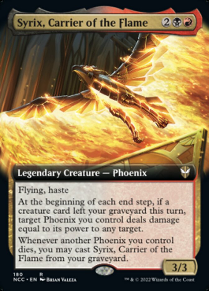 Syrix, Carrier of the Flame (Extended Art) [Streets of New Capenna Commander] | Play N Trade Winnipeg