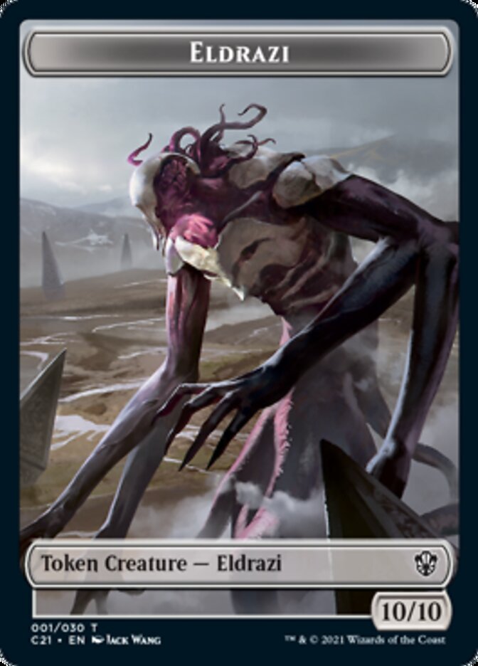 Eldrazi // Champion of Wits Token [Commander 2021 Tokens] | Play N Trade Winnipeg