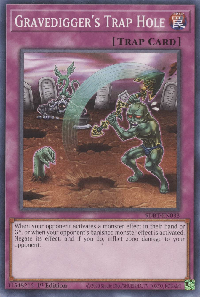 Gravedigger's Trap Hole [SDBT-EN033] Common | Play N Trade Winnipeg