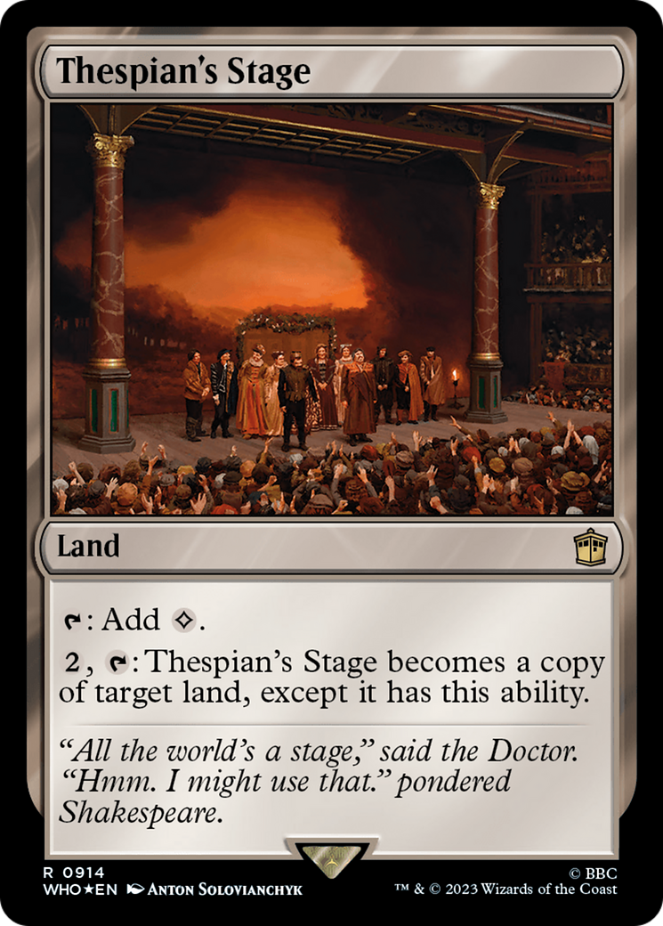 Thespian's Stage (Surge Foil) [Doctor Who] | Play N Trade Winnipeg