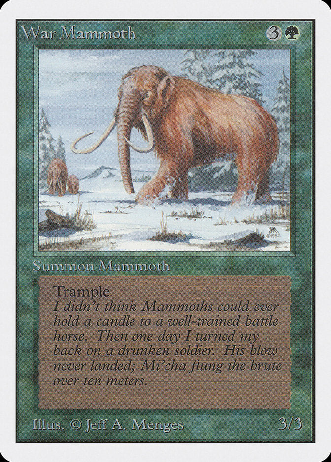 War Mammoth [Unlimited Edition] | Play N Trade Winnipeg
