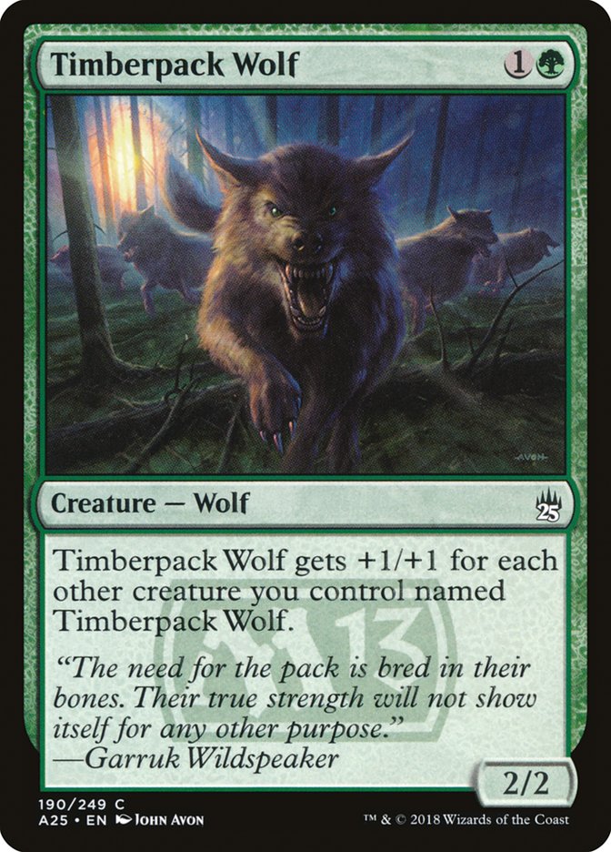 Timberpack Wolf [Masters 25] | Play N Trade Winnipeg