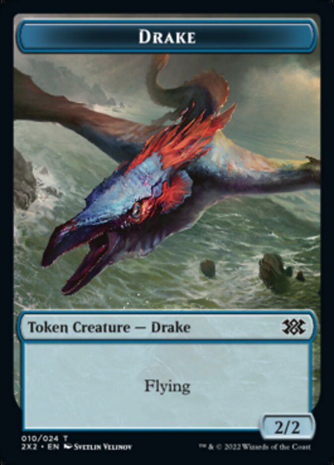Drake // Angel Double-sided Token [Double Masters 2022 Tokens] | Play N Trade Winnipeg