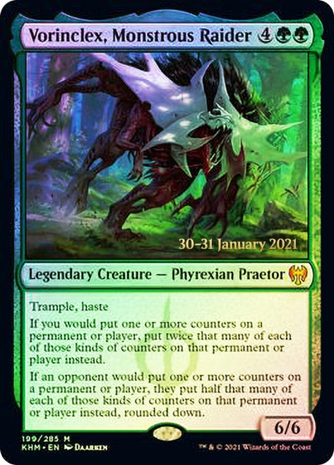 Vorinclex, Monstrous Raider [Kaldheim Prerelease Promos] | Play N Trade Winnipeg