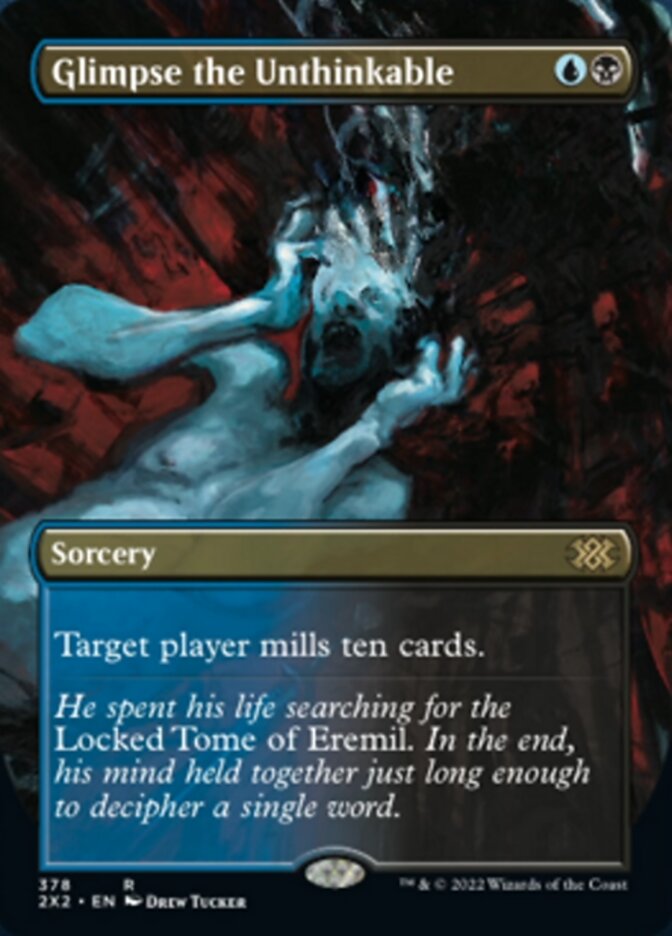 Glimpse the Unthinkable (Borderless Alternate Art) [Double Masters 2022] | Play N Trade Winnipeg