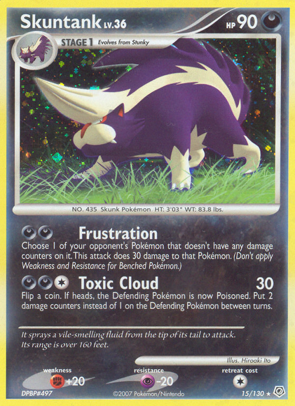 Skuntank (15/130) [Diamond & Pearl: Base Set] | Play N Trade Winnipeg