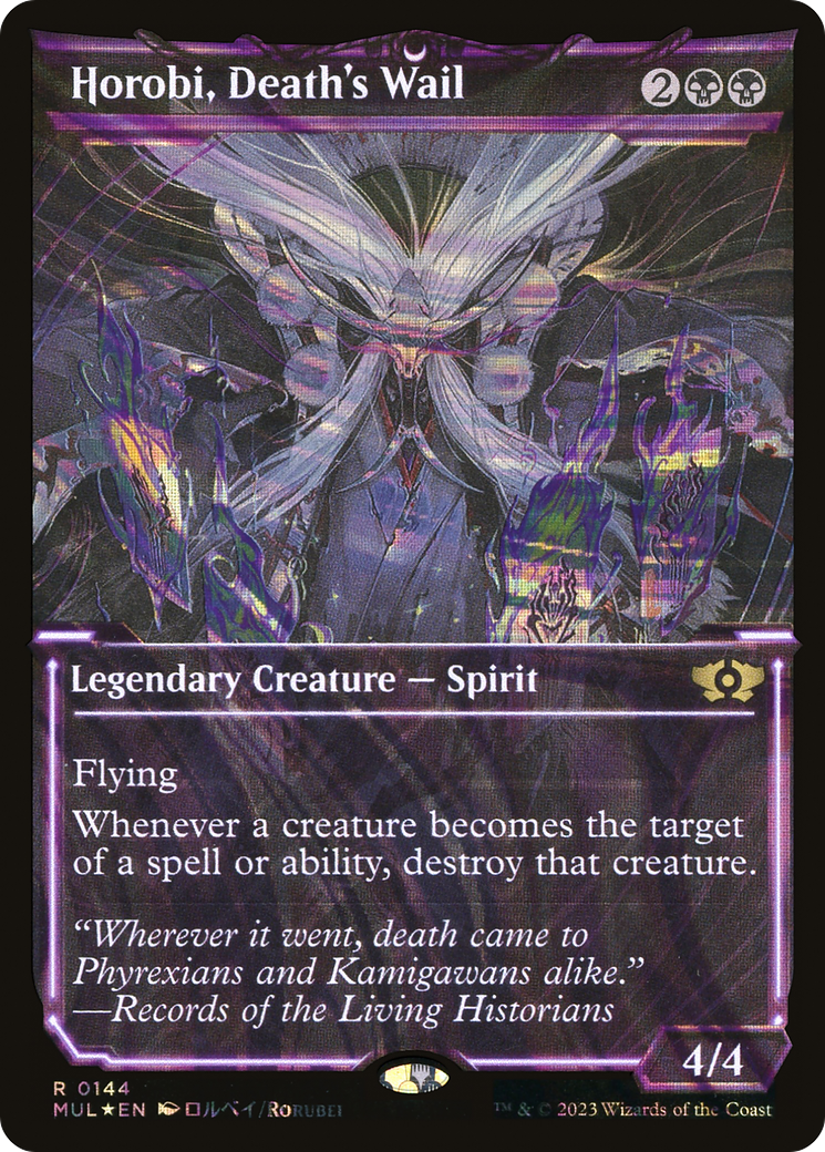 Horobi, Death's Wail (Halo Foil) [Multiverse Legends] | Play N Trade Winnipeg