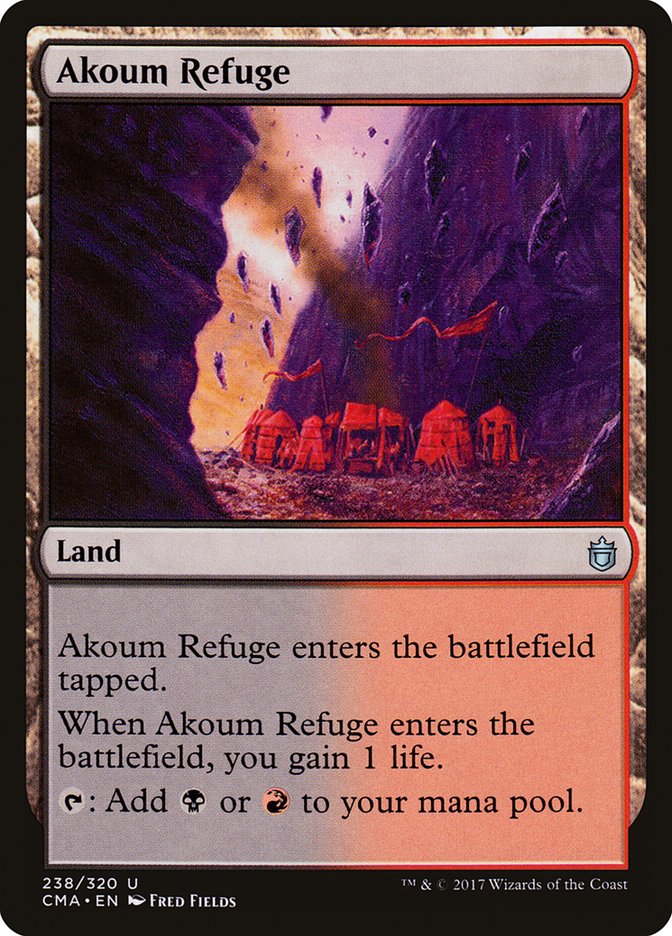 Akoum Refuge [Commander Anthology] | Play N Trade Winnipeg