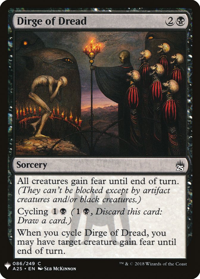 Dirge of Dread [Mystery Booster] | Play N Trade Winnipeg