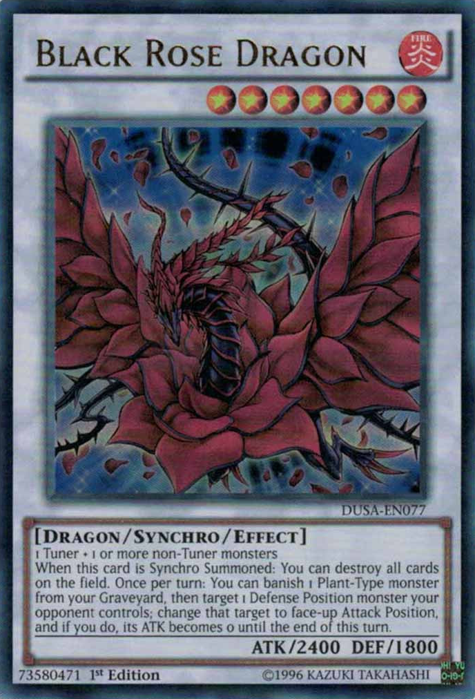 Black Rose Dragon [DUSA-EN077] Ultra Rare | Play N Trade Winnipeg