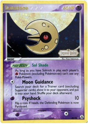 Lunatone (20/92) (Stamped) [EX: Legend Maker] | Play N Trade Winnipeg