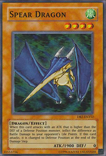 Spear Dragon [DB2-EN152] Super Rare | Play N Trade Winnipeg