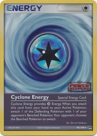 Cyclone Energy (90/108) (Stamped) [EX: Power Keepers] | Play N Trade Winnipeg