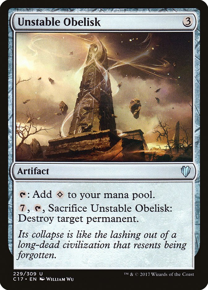 Unstable Obelisk [Commander 2017] | Play N Trade Winnipeg