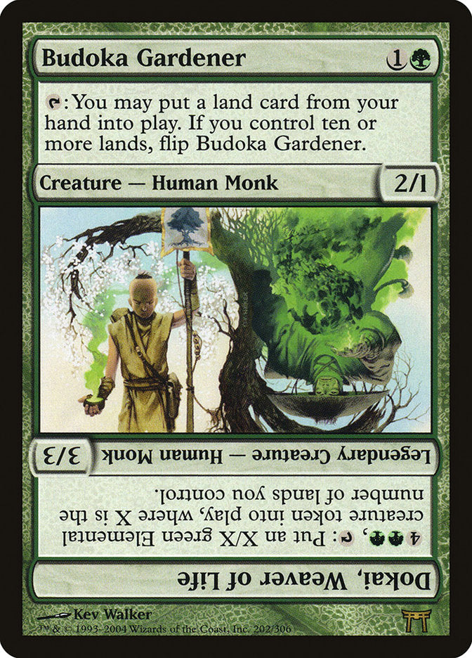 Budoka Gardener // Dokai, Weaver of Life [Champions of Kamigawa] | Play N Trade Winnipeg